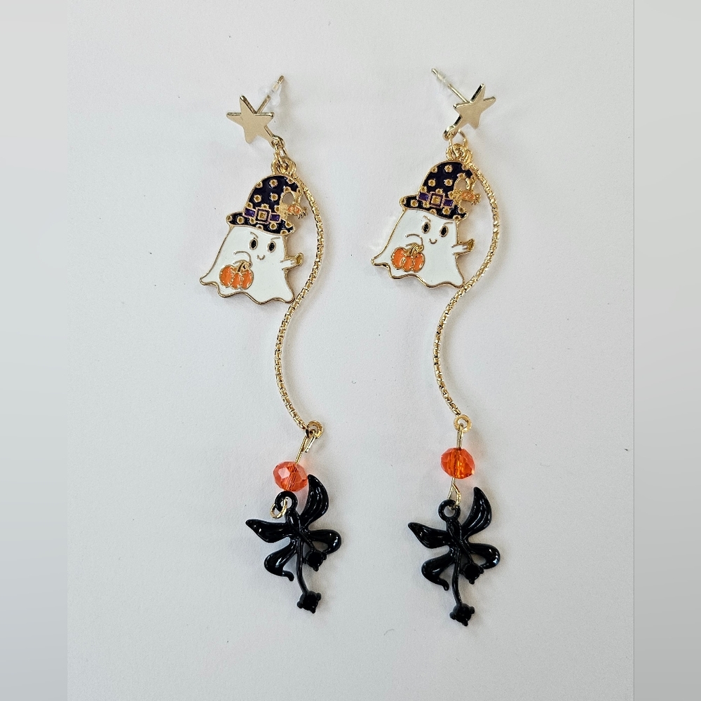 Halloween Ghost Dangle Earrings